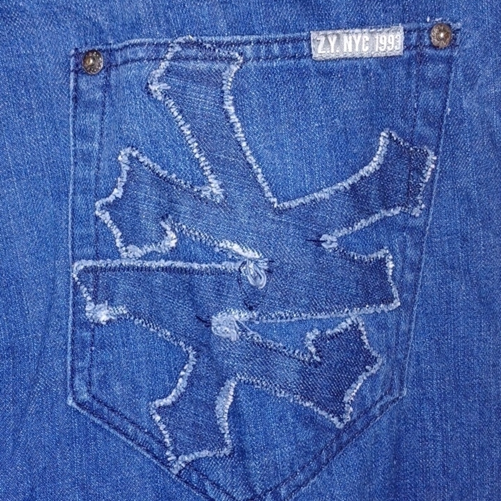 ZOO YORK Mens Button-Fly Jeans, 40W, 30L - Picture 2 of 7